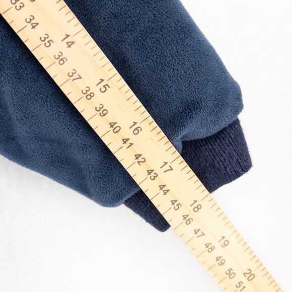 Comfy Jr. Youth Size Oversized Blue Blanket Sherpa One Size Hood - Picture 7 of 11